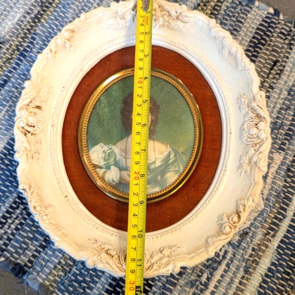Vintage Creative Creations Mrs Crocker by Thomas Lawrence Oval Ornate Frame - Picture 5 of 6